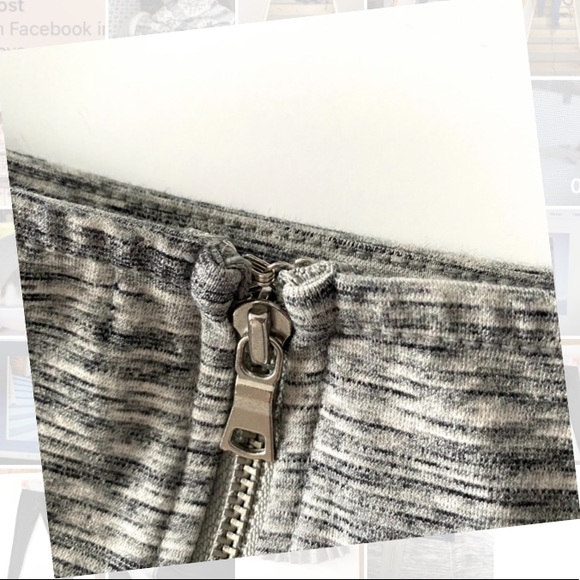 SOLD   GAP Heather Grey Skater Skirt Size XS - Picture 5 of 5